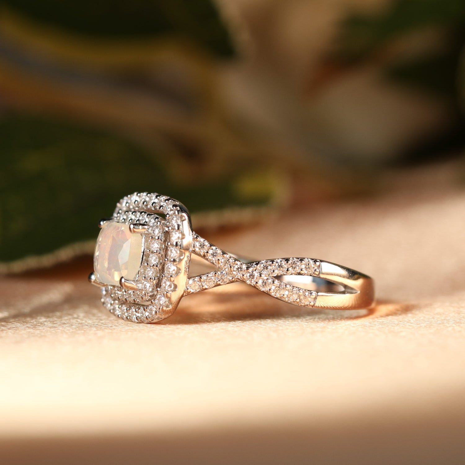 2.51 Carat Radiant Diamond Engagement Ring with Hidden Halo – Happy Jewelers