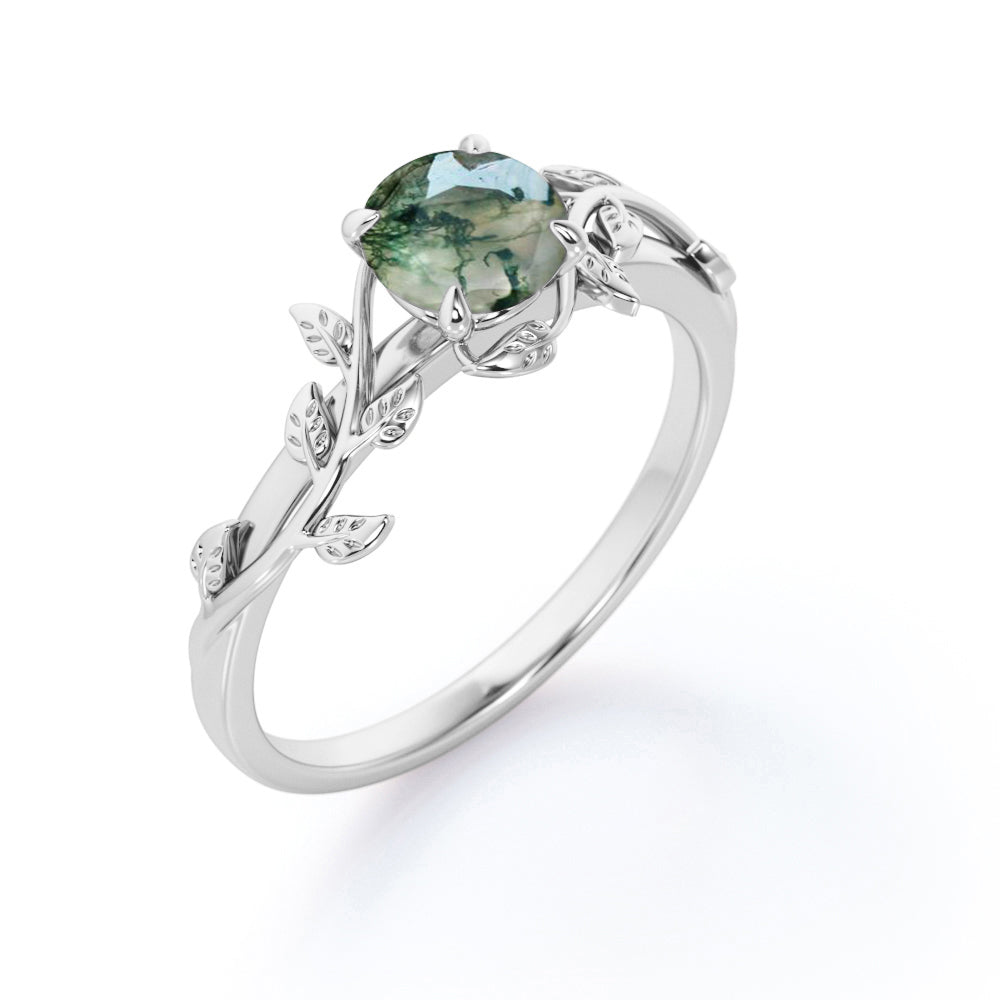 Sardinia Green Agate Ring